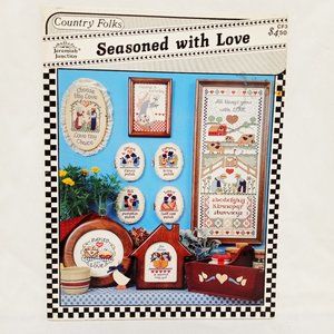 Jeremiah Junction Country Folks Seasoned with Love Cross Stitch Patterns 1987